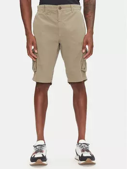 Шорты из ткани обычного кроя 251BE066CT1122 Aeronautica Militare, хаки