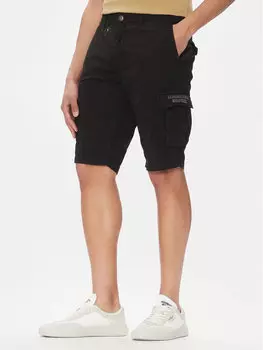 Шорты из ткани обычного кроя 251BE066CT1122 Aeronautica Militare, черный