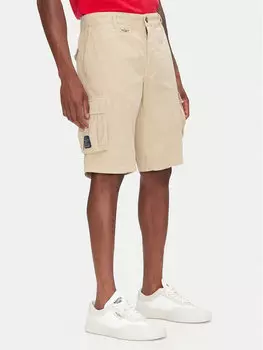 Шорты из ткани обычного кроя 251BE066CT1122 Aeronautica Militare, бежевый