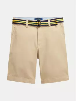 Шорты из ткани обычного кроя 323863960005 Polo Ralph Lauren, бежевый