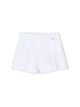 Шорты из ткани обычного кроя 3285 Mayoral, белый