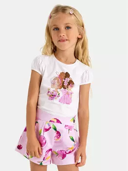 Шорты из ткани обычного кроя 3905 Mayoral, розовый