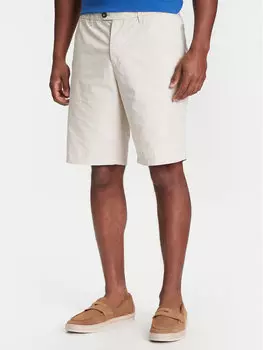 Шорты из ткани обычного кроя 4W3LU9014 United Colors Of Benetton, бежевый