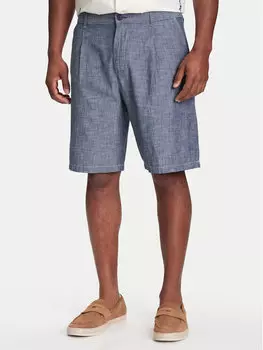 Шорты из ткани обычного кроя 4XGBU9015 United Colors Of Benetton, синий