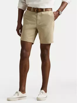 Шорты из ткани обычного кроя 710974909002 Polo Ralph Lauren, бежевый