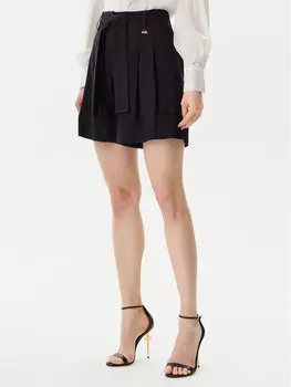 Шорты из ткани обычного кроя ACSH001805 Artigli, черный