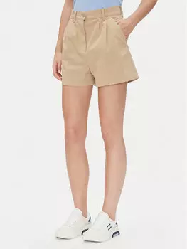 Шорты из ткани обычного кроя Claire DW0DW21643 Tommy Jeans, бежевый