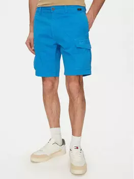 Шорты из ткани обычного кроя N-Deline NP0A4HOT Napapijri, синий