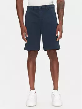 Шорты из ткани обычного кроя PM801181 Pepe Jeans, синий