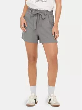 Шорты из ткани обычного кроя Say 15225921 Jdy, серый