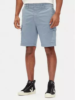 Шорты из ткани обычного кроя Seasonal PM801179 Pepe Jeans, синий
