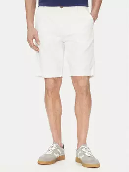 Шорты из ткани обычного кроя Vics MAB004 TL147 La Martina, белый