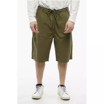 Шорты из ткани рипстоп с завязками Woolrich, Army