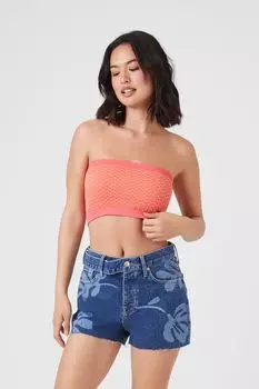 Шорты из тропического денима из переработанного хлопка Forever 21, деним