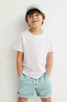 Шорты из твила H&amp;M, светло-бирюзовый
