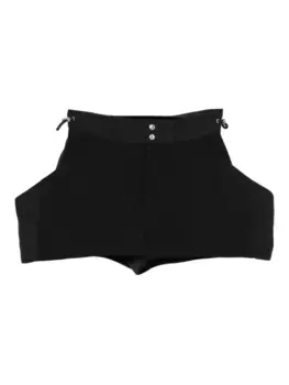 Шорты из твила SACAI, черный