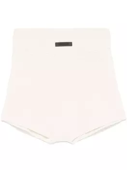 Шорты из вафельного трикотажа FEAR OF GOD ESSENTIALS, нейтральный цвет