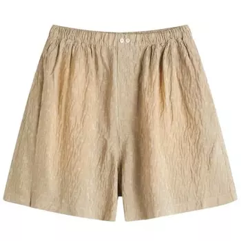 Шорты из жаккарда с тональной монограммой Acne Studios, серый