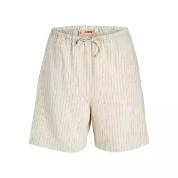 Шорты Jack & Jones Breeze Summer JJXX high waist, бежевый