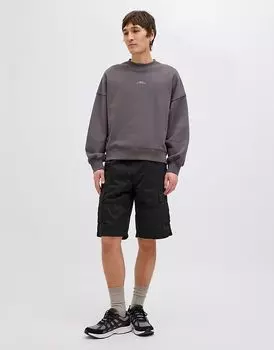 Шорты Jack & Jones Cargo черного цвета