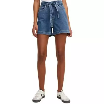 Шорты Jack & Jones Celen Paperbag JJXX denim, синий