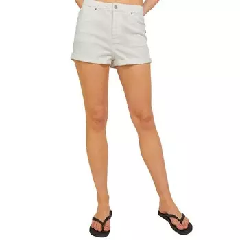 Шорты Jack & Jones Hazel Mini High Waist Denim, бежевый