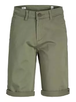 Шорты Jack & Jones Junior Regular Pants JJBowie, оливковый
