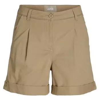 Шорты Jack & Jones Maddy Rlx JJXX High Waist, бежевый