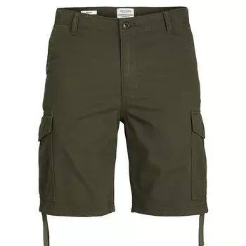 Шорты Jack & Jones Tmarley Plus Cargo, зеленый
