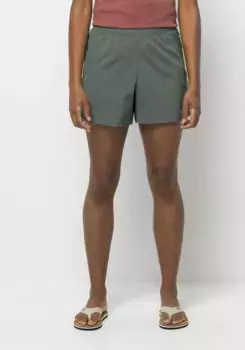 Шорты Jack Wolfskin "WANDERTHIRST SHORTS W", зеленый