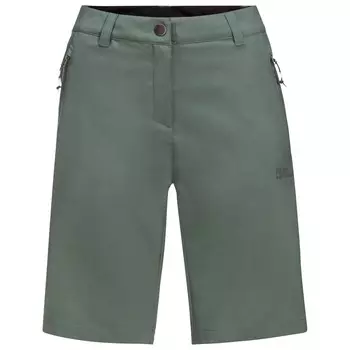Шорты Jack Wolfskin Women's Active Track, цвет Hedge Green