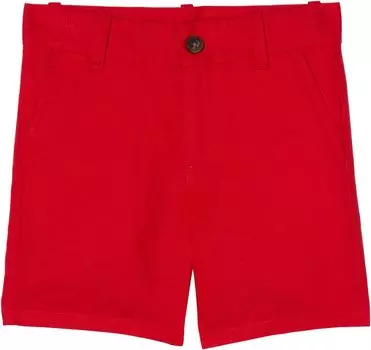 Шорты Janie and Jack Linen Flat Front Shorts, красный