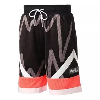 Шорты jaws mesh basketball shorts 'black' Puma, черный