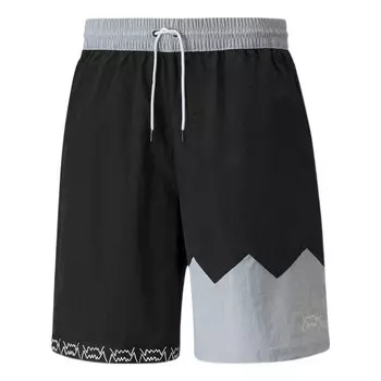 Шорты jaws woven basketball shorts 'black' Puma, черный
