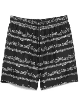 Шорты Jazz Band AMIRI, черный