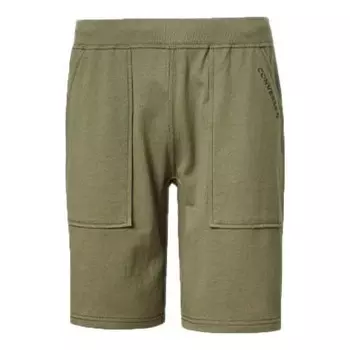 Шорты jersey short 'olive green' Converse, зеленый