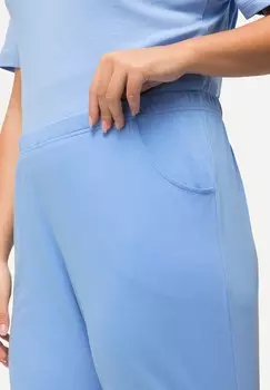 Шорты JERSEYSHORTS WITH POCKETS Ulla Popken, темно-фиолетово-пятнистый