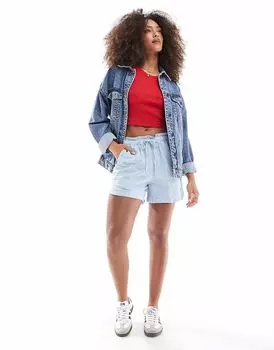 Шорты JJXX из сирсакера в синюю полоску