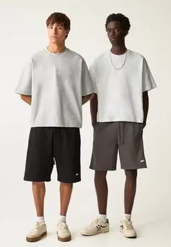 Шорты JOGGER - 2-PACK OF BERMUDA - Tracksuit bottoms PULL&BEAR, серый