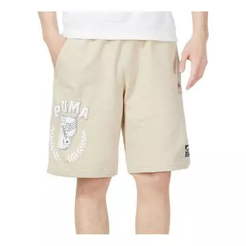 Шорты jogger shorts 'beige' Puma, бежевый