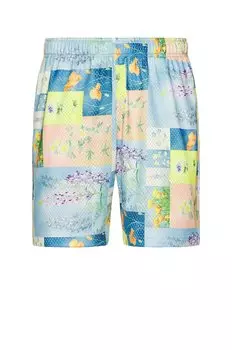 Шорты John Elliott Practices, цвет Super Bloom Grid