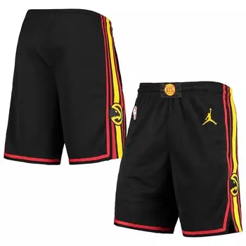 Шорты Jordan Brand Atlanta Hawks, черный