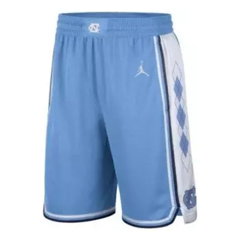 Шорты jordan college dri-fit (unc) basketball shorts 'blue white' Nike, синий