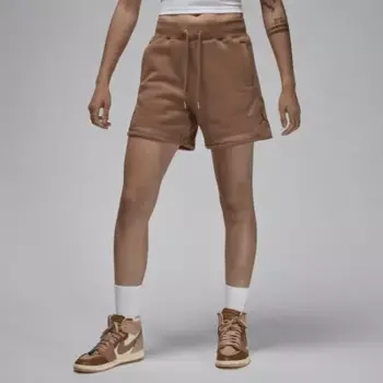 Шорты Jordan Flight Fleece, цвет Archaeo Brown/Cacao Wow