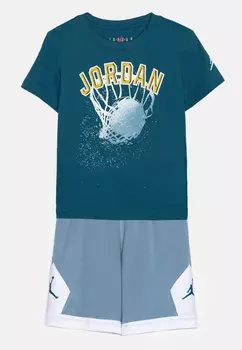 Шорты JORDAN HOOP UNISEX SET, цвет blue grey