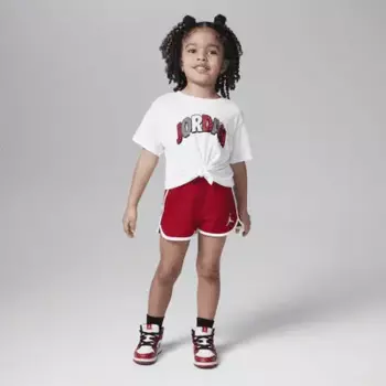 Шорты Jordan Jumpman Twinkle Toddler French Terry Shorts Set, цвет Gym Red