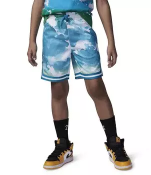 Шорты Jordan Little Boys 2T-7 Watercolor Remix Fade Up, синий