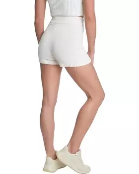 Шорты Juicy Couture Ribbed Waist Sweater Shorts, цвет Cream Soda