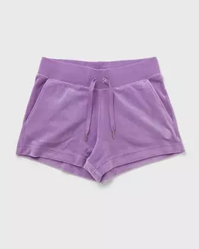 Шорты Juicy Couture Wmns Classic Velour Track Shorts, цвет sheer lilac