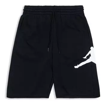 Шорты jumpman флисовые шорты спортивные дышащие шнуровка Air Jordan, черный